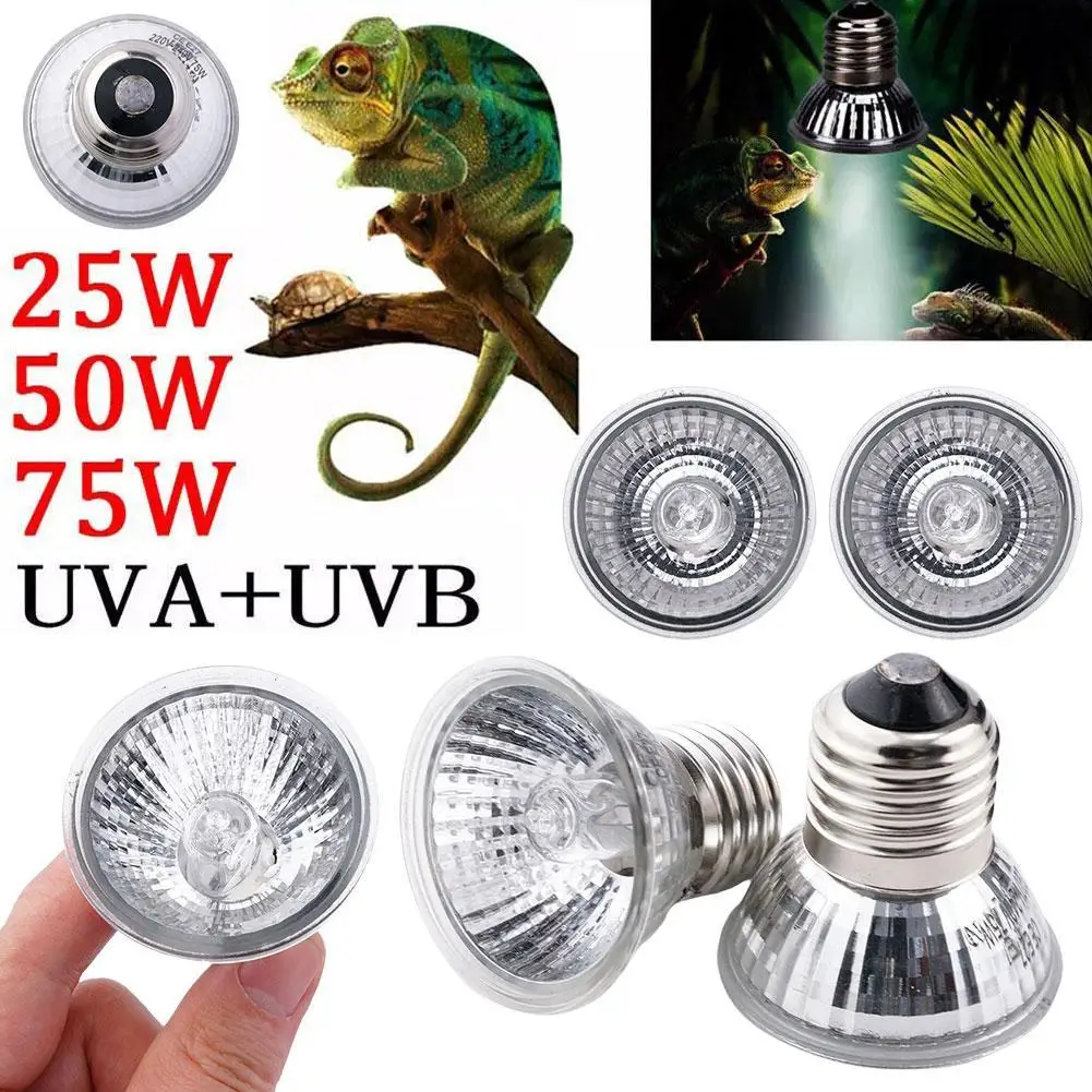 20/50/75W Heat Lamp UVA UVB Reptile Constant Temperature Lamp Full Spectrum Sunlamp Basking Pet Light Coop Chick Pet Turtle Lamp 20/50/75W Heat Lamp UVA UVB Reptile Constant Temperature Lamp Full Spectrum Sunlamp Basking Pet Light Coop Chick Pet Turtle Lamp