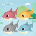 Clearance_1pc Summer hot new cartoon shark baby water play toy with wind up chain, outdoor beach toy, shower toy, bath toy_Conti 5