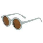 Children's sunglasses, inset style  round frame, 1-7 year old baby sunglasses, sun shading, sun protection 5