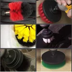 Free shipping 3 pcs/set electric scrubber drill clean brush for baseus official store car gadgets and accessories 3