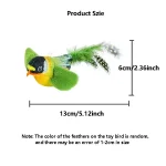 Pet Toy cat Plush toy emulates the sound bird to amuse the cat elastic rope to relieve boredom and resist scratching and biting 6