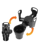 Rotating car center console beverage rack car cup holder double-layer storage rack cup holder 2