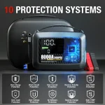 8000A Professional Heavy Duty Car Jump Starter With Air Pump Powerful Car 12V Car Battery Starter Booster Starting Device 3