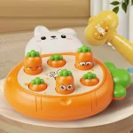 Cartoon Montessori Baby Toys Toddler Educational Birthday Gift Animal Theme Knocking Game Parent Child Board Hammering Game