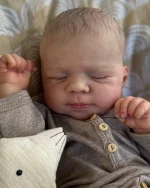 NPK 19inch Pascale Newborn Full Body Baby Reborn Doll with 3D Skin Multiple Layers Painting with Visible Veins Soft Touch Doll 4