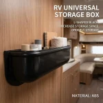 Universal Fit Car Door Handle Storage Box Van Camper Door Panel Tray Cover Auto Accessories 3