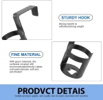 Car Headrest Phone Cup Holder 2 in 1 Universal Mount for iPhone Samsung All Phones Drinks Bottle Stand for Backseat Passenger 5