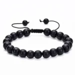 Multiple Style 8mm Natural Tiger Eyes Lava Rock Protection HANDMADE Bracelet Men's Gift 6
