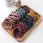 50Pcs Girls Nylon Rubber Bands Elastic Hair Bands Hair Accessories Children Ponytail Holder Headband Kids Ornaments Gift 2