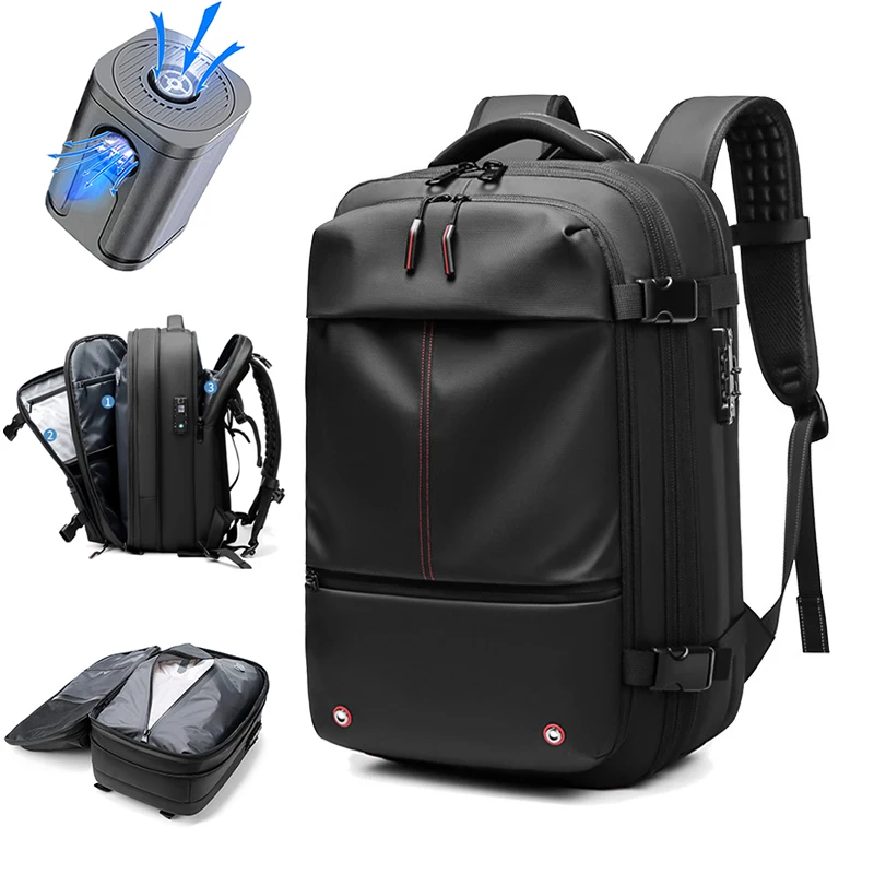Travel Men 17 inch Laptop Backpack vacuum compression Backpack Business Large Capacity school Backpack expand outdoor backpack Travel Men 17 inch Laptop Backpack vacuum compression Backpack Business Large Capacity school Backpack expand outdoor backpack