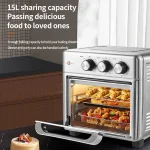 Smart air fryer oven 26L 13L Large Capacity Electric Air Fryers Visible Window Household Kitchen Deep Fryer without Oil EU 220V 5