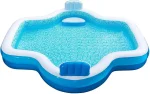 10-Foot Family Pool with 2 Inflatable Seats and Backrests, Durable & Easy Setup 2