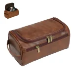 Leather Toiletry Bag for Men Women Dopp Kit Mens Hanging Toiletry Bag Travel Toiletry Bag for Traveling Large Cosmetic Bag for T 6