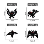 4-6Pcs/Set Punk Witch Ghost Skull Enamel Pin Cartoon Frog Black Bird Animal Medicine Bottle Brooch Clothes Lapel Badge Jewelry 6