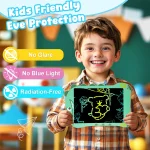 LCD Writing Tablet for Kids, 8.5 Inch Colorful Doodle Board Drawing Tablet, Educational Learning Toys Birthday Gifts for 2