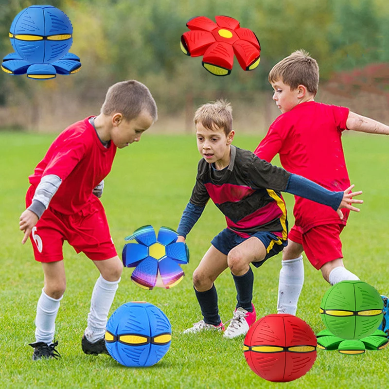 Blue Flying Saucer Ball Outdoor Parent Children Toy Foot Magic Deformation Foot Pressure Decompression Vent Ball Blue Flying Saucer Ball Outdoor Parent Children Toy Foot Magic Deformation Foot Pressure Decompression Vent Ball