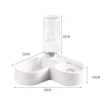 Automatic Drinking Love Pet Bowl Moisture-proof Cat Bowl Dog Basin Dual-use Multi-functional Drinking And Feeding 6
