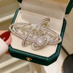 Elegant Pearl Flower Brooch Pin Badge For Women Girls Fashion Clothes Decoration Jewelry Gifts 5
