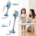 Kids Vacuum Cleaner Toy Realistic Pretend Play Cleaning Set Educational Housekeeping Gift for Toddlers Boys Girls 14/9/7PCS 3