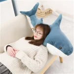 Shark Soft Stuffed Toys Sea Animal Accompany Pillow Plushies Animal Doll For Children Boys Gifts Birthday Party Decor 2