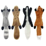 New 45cm Simulated Animal Holster No Stuffing with Squeakers Dog Chew Toy Durable Plush Crinkle Pet Squeak Toys Pet Supplies 6