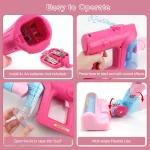 Electric Mini Vacuum With Light and Music Cleaner Simulation Housework Dust Catcher Educational Pretend Play Toys for Kids Gifts 5
