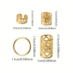 80pcs Dreadlock Hair Beads - Stylish Alloy Hair Accessories Loc Hair Jewelry for Braids for Girls and Women 4