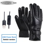 Electric Heated Gloves Mitten USB Heated Gloves Touch Screen Winter Warm Gloves Hand Warmer Thermal For Outdoor Skiing Riding 3
