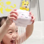 Baby Bath Toy, Bathing Cute Swimming Water Spraying Clouds Shower Bath Toy For Kids Water Playing Toy 2