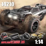 MJX 14209 14210 V3.0 1/14 RC Car 75km/h Brushless Hyper Go 2.4G Remote Control 4WD Off-road Racing RC Truck Electric Hobby Toy 2