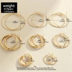 8 Pairs Women’s Minimalist Stud Earrings: Hypoallergenic Dainty Jewelry for Daily Wear & Gifting 5