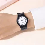Exam Watch Silicone Strap Simple Women Watch Student Ladies Quartz Wristwatch Waterproof Round Small Dial for Women 4