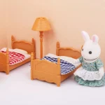 Forest Animal Family Dollhouse Furniture 1/12 Miniature Toys Girl Dolls Accessories Bedroom Bathroom Dollhouse Kit For Dolls 5