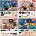 Kids Kitchen Toys Set 92/86/69/59PCS Play Kitchen Accessories Kit with Play Pots Pretend Food Cooking Toy Toddler Girls Boy Gift 6