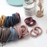 50Pcs Girls Nylon Rubber Bands Elastic Hair Bands Hair Accessories Children Ponytail Holder Headband Kids Ornaments Gift 5