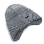 New Men Winter Hat Add Fleece Warm Earflap Cap Stylish Soft Beanie Hat For Male Outdoor Thicken Ski Sports Knitted Hat 3