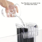 New Aquarium Hanging Filter Mini Filter Fish Tank USB power interface 2.5W Flow 250H/L Suitable for fish tanks below 30cm 6