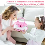 Kids Washable Makeup Girl Toys - Kids Makeup Kit for Girl, Real Make Up Set, Little Girls Makeup Kit for Toddler Kid Children Pr 6