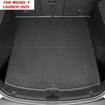 For New Tesla Model Y Launch 2025+ Juniper TPE Floor Mat & Cargo Liner All Weather Trunk Mats Floor Liner Seat Backrest Mats 4