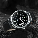WINNER Business Automatic Watch for Men Calendar Window Fashion Black Dial Fashion Leather Strap Luxury Brand Mechanical Watches 3