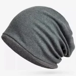 Man Winter Sports Bonnet Cap Lady Cotton Textured Striped Beanies Slouchy Style Skullies Hiphop Pile Hat Dad Warm Knitted Hats 6