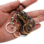 5pcs/lot Key Ring 30mm Keychain Long 70mm Lobster Clasp Key Hook Keyrings For Jewelry Making Finding DIY Key Chains Accessories 6