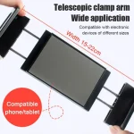 360 Degree Rotating Car Headrest Tablet Mount Holder Portable iPad Stand Auto Rear Seat Pillow Bracket for Travel Road Trip 2