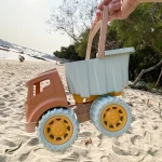 Beach Toys Construction Trucks for Toddler Toys Play Sand Toys Construction Cars for Boys Girls Dump Tractor Toy with Loader 6