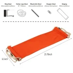 Portable Foot Hammock Lazy Casual Desk Rest Foot Put Feet Swing Footrest Outdoor Rest Office Tables Leisure Home Garden Camping 4