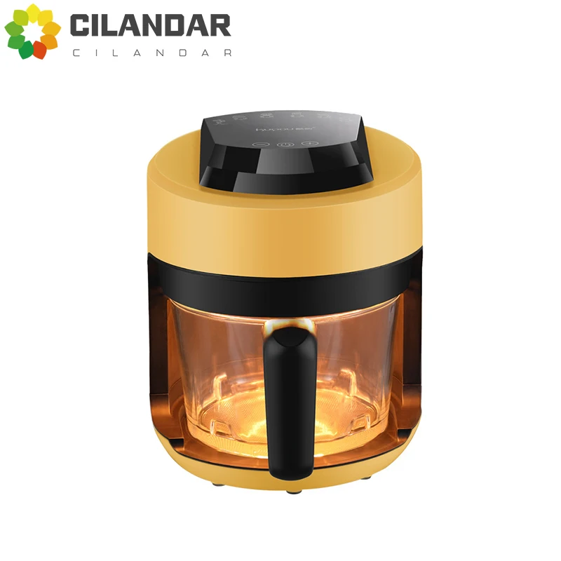 2026 Multifunctional 220V air fryer household transparent visualization fully automatic air fryer small capacity electric fryer 2026 Multifunctional 220V air fryer household transparent visualization fully automatic air fryer small capacity electric fryer