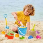 Children's Beach Toy Set Baby Playing In Water And Sand Large Sand Shovel Beach Bucket Sand Digging Tool Sand Toy Random Color 2