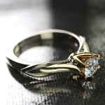 Pure 18K Gold Ring for Women Moissanite Rings with Natural Gemstones Luxur Jewelry Couples Women's Wedding Valentine's Day Gifts 4