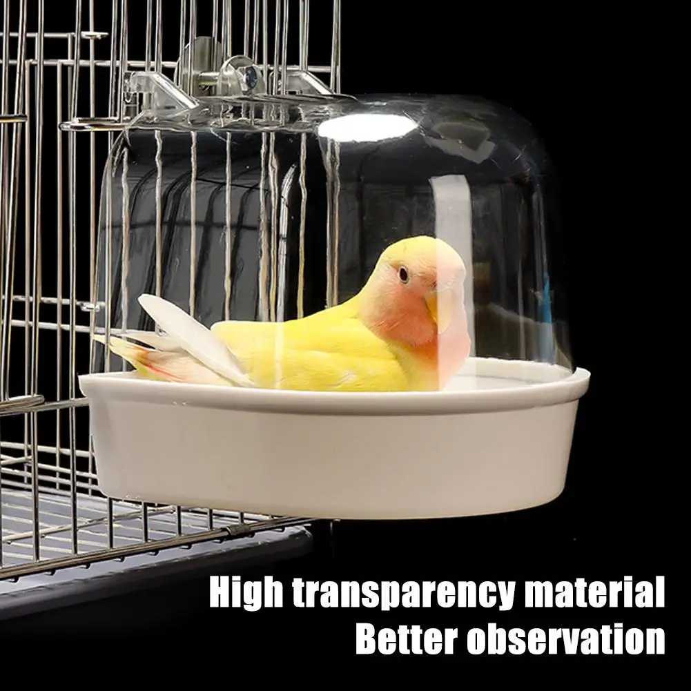 Hanging Bird Bath Cube Parrots Bathtub Bath Shower Box Cage Accessory For Little Bird Canary Budgerigar Cockatiel Lovebird Hanging Bird Bath Cube Parrots Bathtub Bath Shower Box Cage Accessory For Little Bird Canary Budgerigar Cockatiel Lovebird