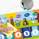 Piano Mat for Kids 80*30cm Toddlers Floor Keyboard Dance Mat Play Musical Carpet Music Instrument Toys Toddlers Girl Boy Gift 5